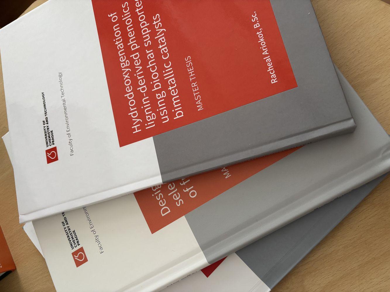 Three Master's Theses defended