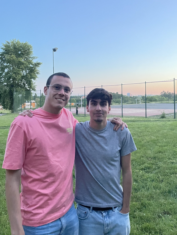 Gonçalo and Martín spent with us four months