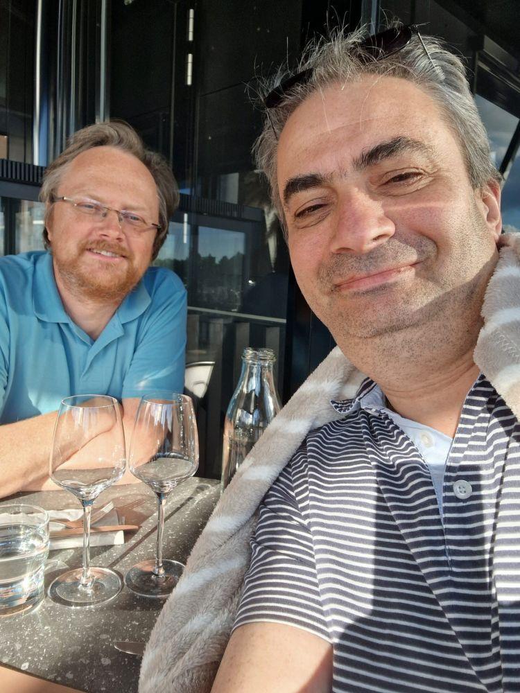 David was back in lovely Finland