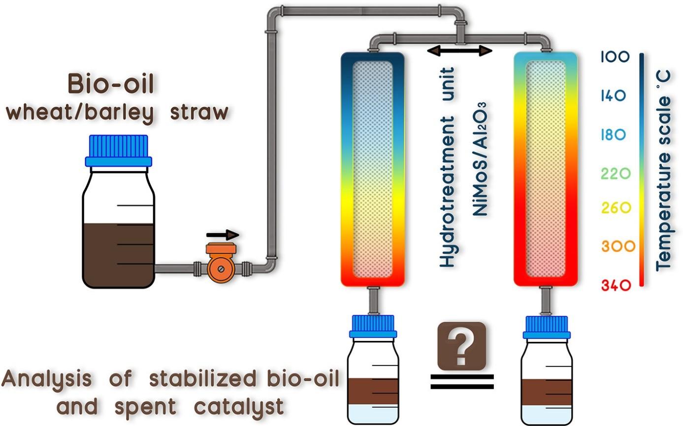 Improved bio-oil upgrading