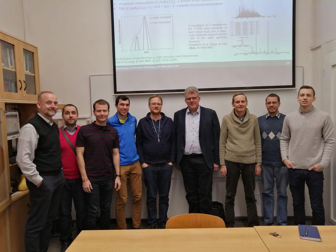 Prof. H. Bitter visit from the Wageningen University